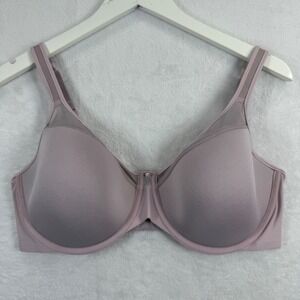 Bali 3439 BB06 Womens 40D Dusty Rose Mesh Trim Full Coverage Underwire Bra